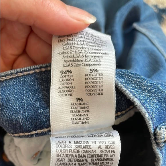 MOTHER Blue Ankle Cropped Jeans - Picture 6 of 6